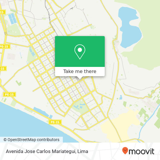 Avenida Jose Carlos Mariategui map