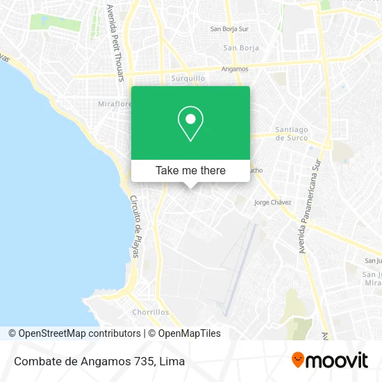 Mapa de Combate de Angamos 735