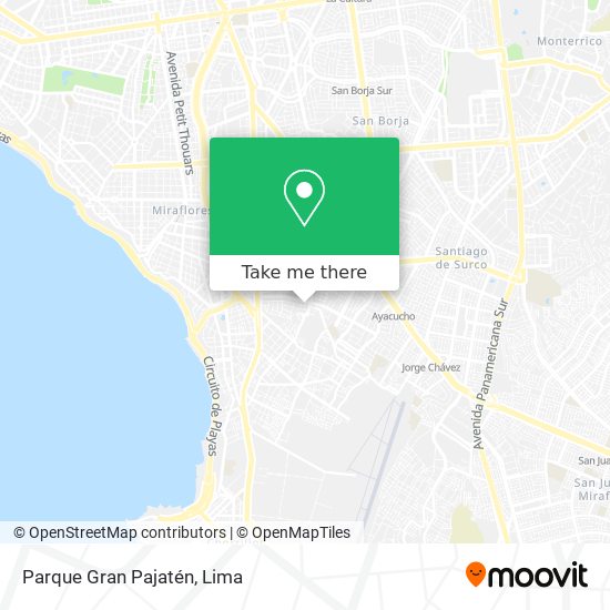 Mapa de Parque Gran Pajatén