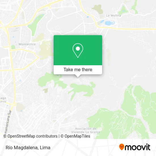 Río Magdalena map