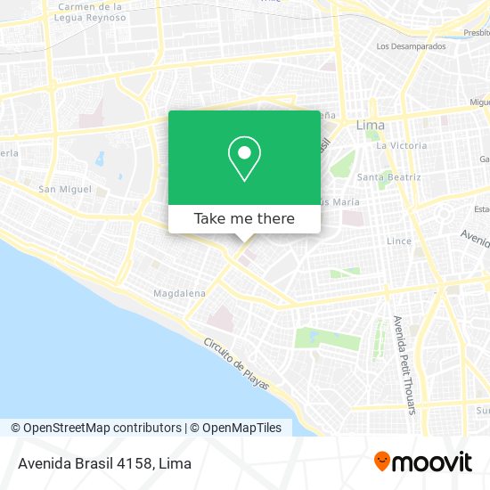 Avenida Brasil 4158 map