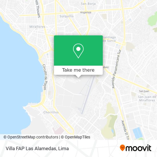 Mapa de Villa FAP Las Alamedas