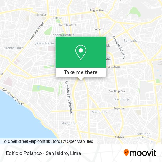 Edificio Polanco - San Isidro map