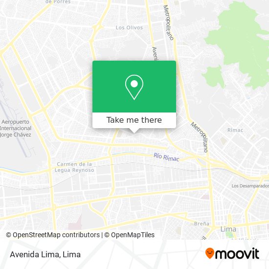 Avenida Lima map