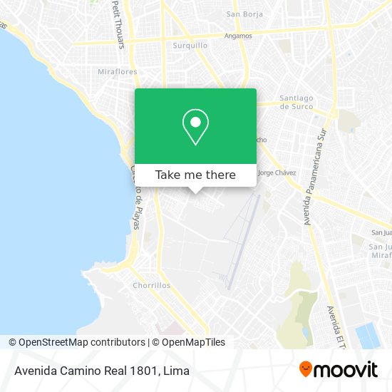 Mapa de Avenida Camino Real 1801