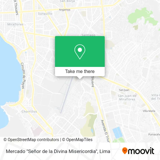 Mercado "Señor de la Divina Misericordia" map