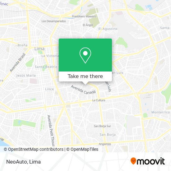 NeoAuto map