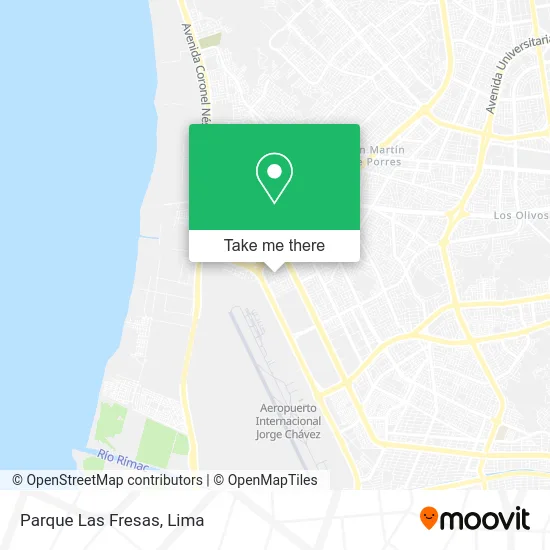 Parque Las Fresas map
