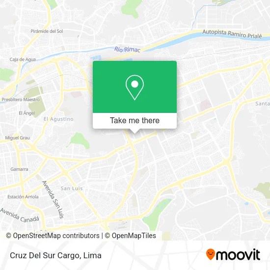 Mapa de Cruz Del Sur Cargo