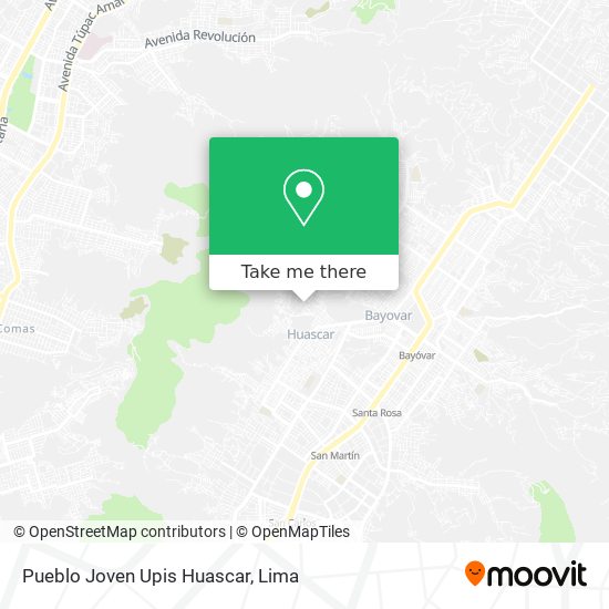 Pueblo Joven Upis Huascar map