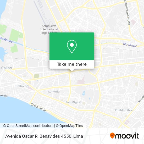 Avenida Oscar R. Benavides 4550 map
