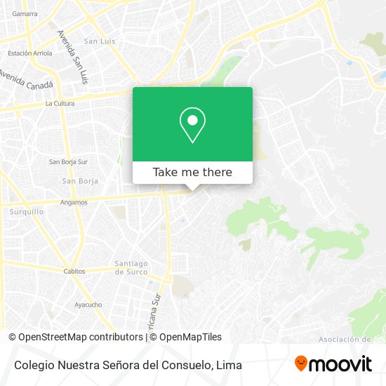 Mapa de Colegio Nuestra Señora del Consuelo