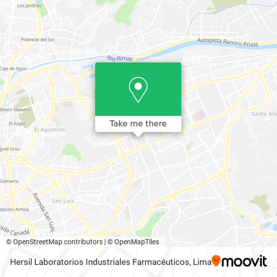 How to get to Hersil Laboratorios Industriales Farmacéuticos in Santa Anit  by Bus?