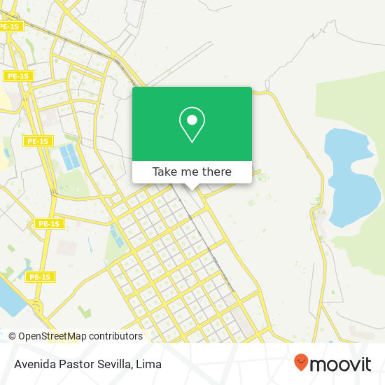 Avenida Pastor Sevilla map