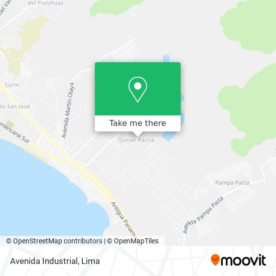 Avenida Industrial map