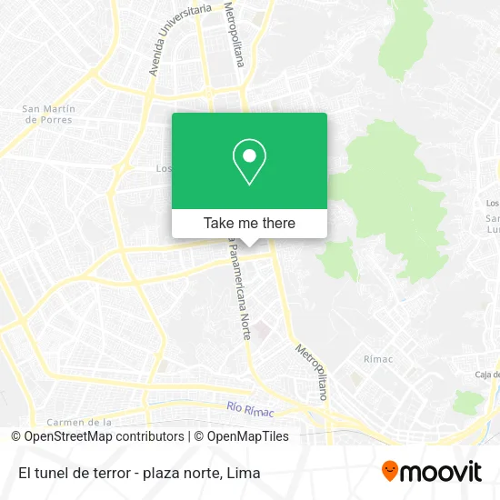 Mapa de El tunel de terror - plaza norte