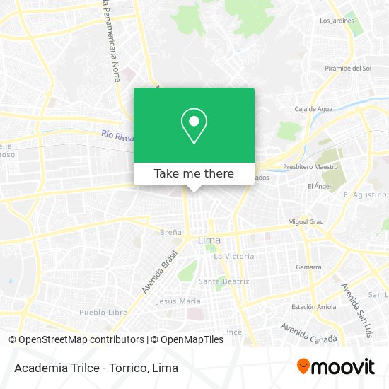 Academia Trilce - Torrico map