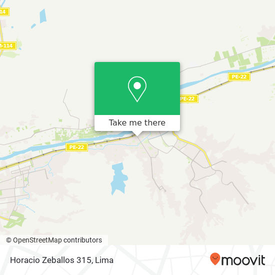 Horacio Zeballos 315 map