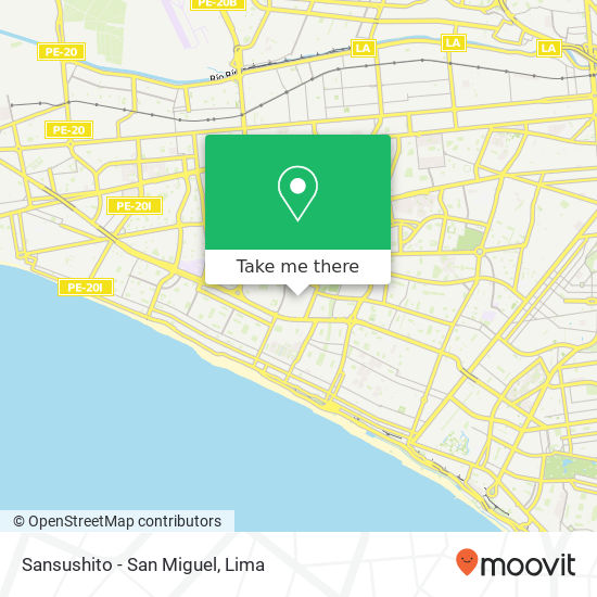 Sansushito - San Miguel map