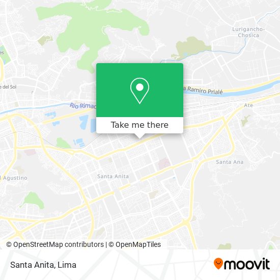 Santa Anita map