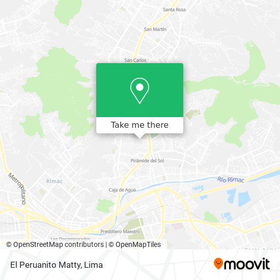 El Peruanito Matty map