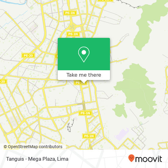 Tanguis - Mega Plaza map