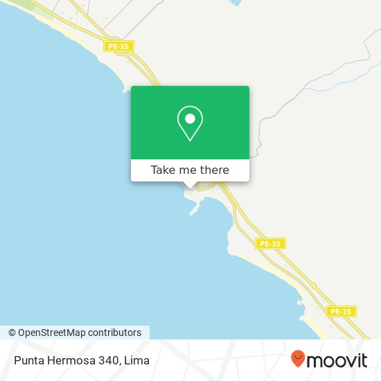 Punta Hermosa 340 map