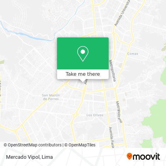Mercado Vipol map