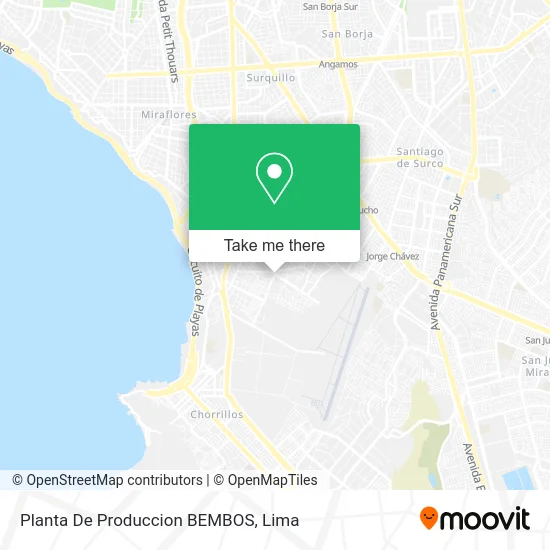 Planta De Produccion BEMBOS map