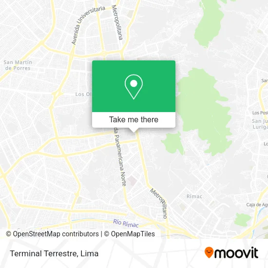 Mapa de Terminal Terrestre