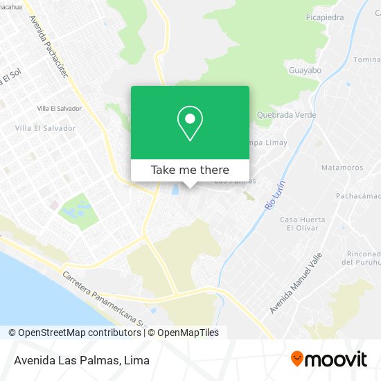 Avenida Las Palmas map