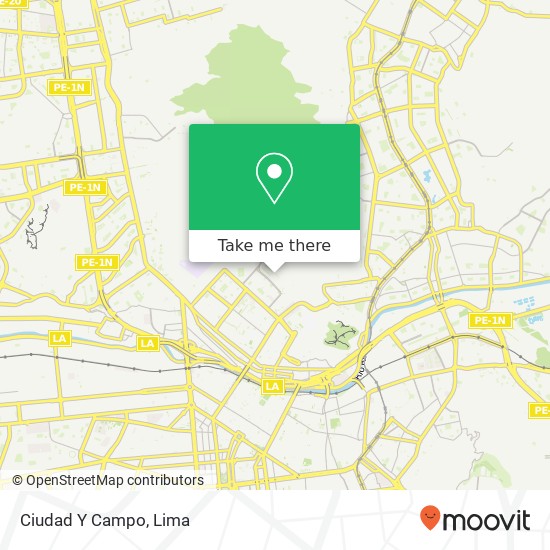 Ciudad Y Campo map