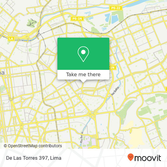 De Las Torres 397 map