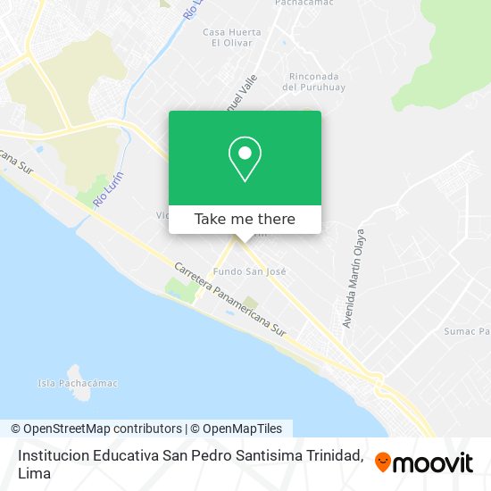 Mapa de Institucion Educativa San Pedro Santisima Trinidad