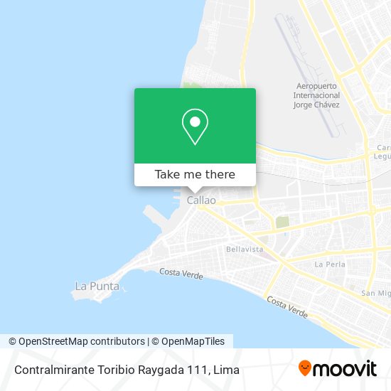 Contralmirante Toribio Raygada 111 map