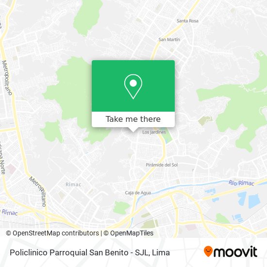 Policlinico Parroquial San Benito - SJL map