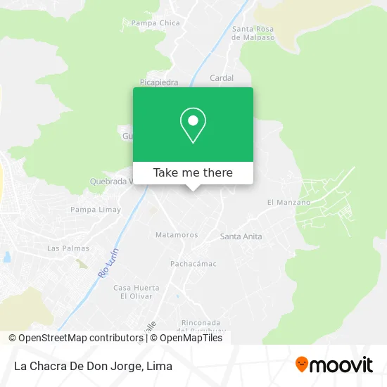 La Chacra De Don Jorge map
