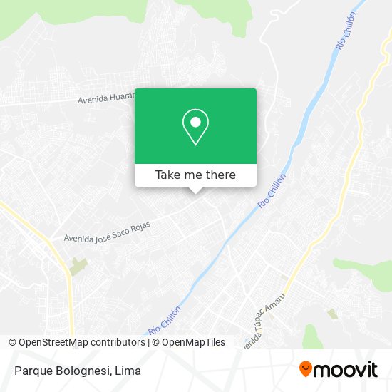 Parque Bolognesi map