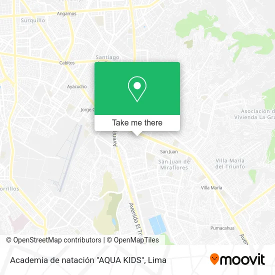 Academia de natación "AQUA KIDS" map