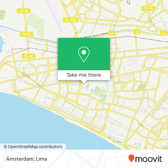 Ámsterdam map