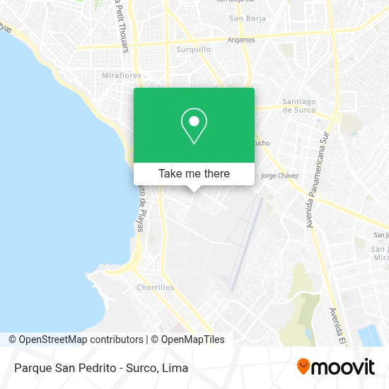 Parque San Pedrito - Surco map