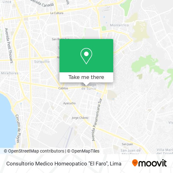 Consultorio Medico Homeopatico "El Faro" map