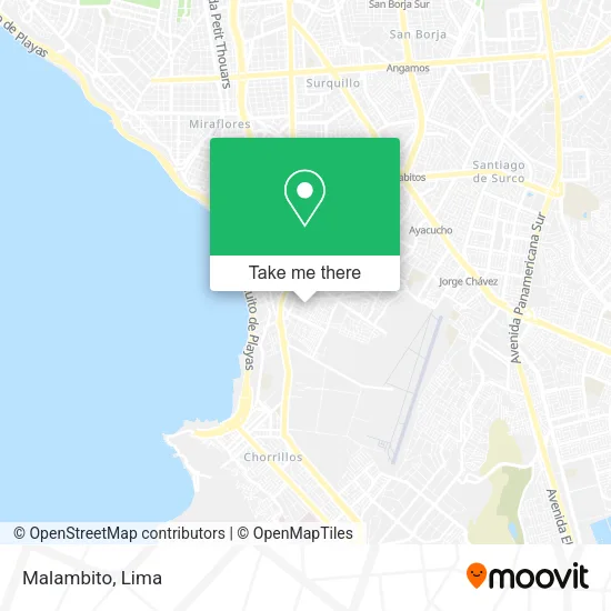 Mapa de Malambito