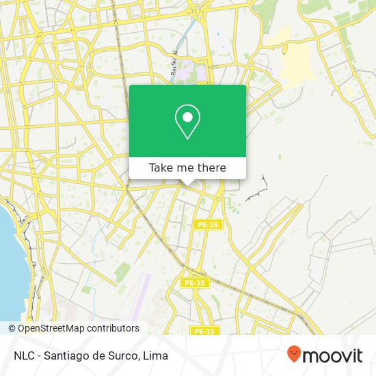 NLC - Santiago de Surco map