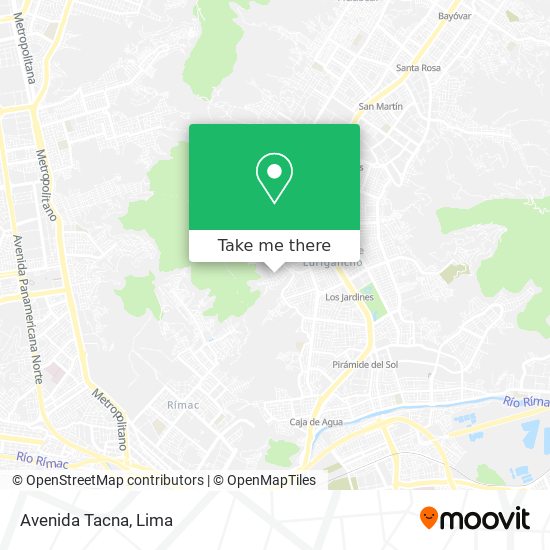 Avenida Tacna map