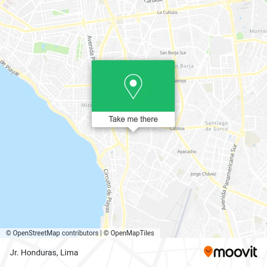 Jr. Honduras map