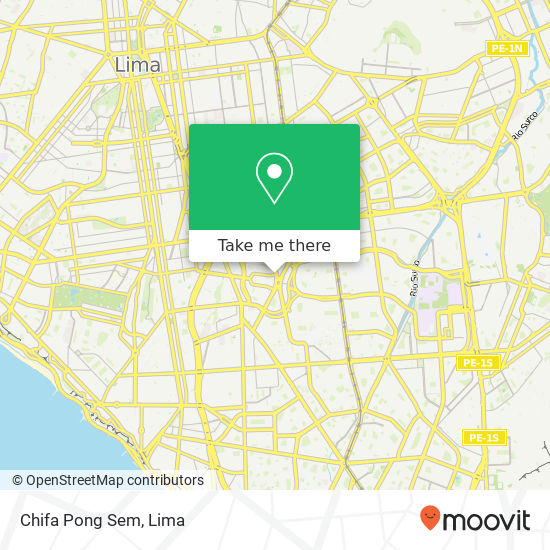 Chifa Pong Sem map