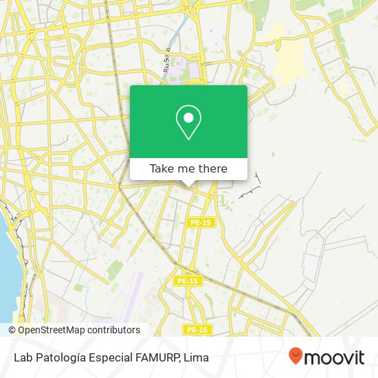 Lab Patología Especial FAMURP map