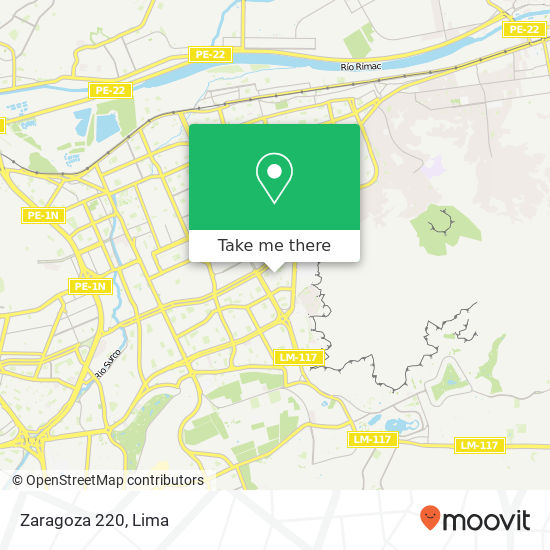 Zaragoza 220 map