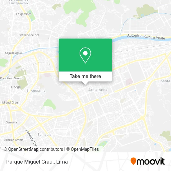 Mapa de Parque Miguel Grau.